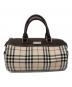 BURBERRY（バーバリー）の古着「ノバチェックミニボストンバッグ」｜ベージュ