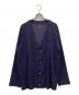 Needles（ニードルズ）の古着「Poly Mesh V Neck Cardigan」｜パープル