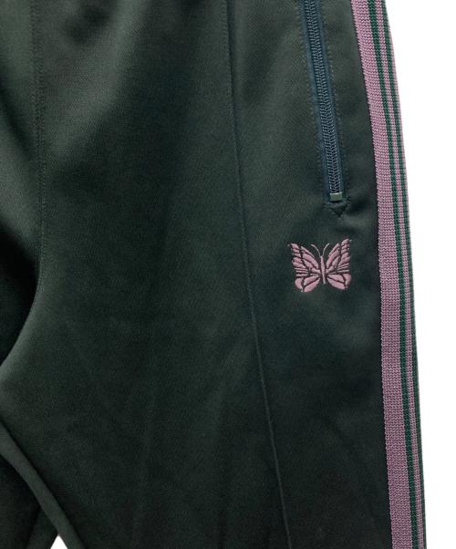 Needles（ニードルズ）Needles (ニードルズ) Narrow Track Pant グリーン×ラベンダー サイズ:Sの古着・服飾アイテム