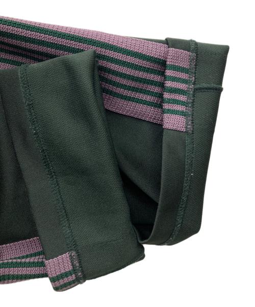 Needles（ニードルズ）Needles (ニードルズ) Narrow Track Pant グリーン×ラベンダー サイズ:Sの古着・服飾アイテム