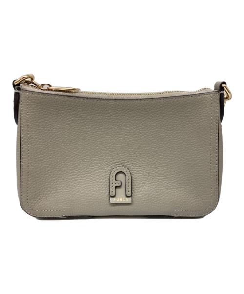 FURLA（フルラ）FURLA (フルラ) アテナショルダーバッグ グレーの古着・服飾アイテム