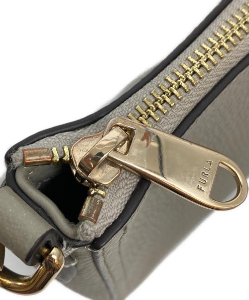 FURLA（フルラ）FURLA (フルラ) アテナショルダーバッグ グレーの古着・服飾アイテム