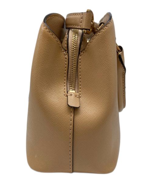 MICHAEL KORS（マイケルコース）MICHAEL KORS (マイケルコース) Savannah Small patenet Saffiano 2WAY ベージュの古着・服飾アイテム