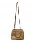 MICHAEL KORS (マイケルコース) Savannah Small patenet Saffiano 2WAY ベージュ：5000円