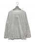 MM6 Maison Margiela（エムエムシックスメゾンマルジェラ）の古着「ロゴワッペンカットソー」｜ホワイト