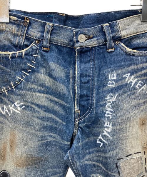 LEVI'S（リーバイス）LEVI'S (リーバイス) エクストリーム カスタマイズド ボタンフライ デニムパンツ インディゴ サイズ:SIZE W34の古着・服飾アイテム