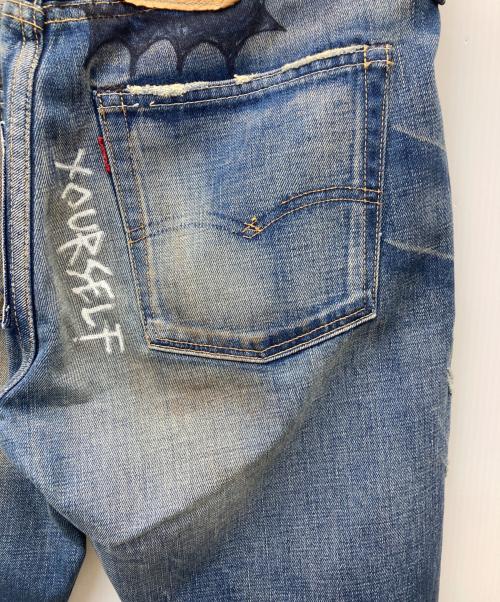 LEVI'S（リーバイス）LEVI'S (リーバイス) エクストリーム カスタマイズド ボタンフライ デニムパンツ インディゴ サイズ:SIZE W34の古着・服飾アイテム