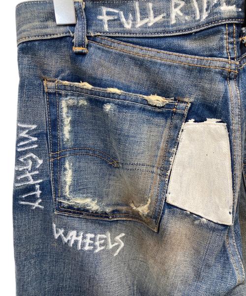 LEVI'S（リーバイス）LEVI'S (リーバイス) エクストリーム カスタマイズド ボタンフライ デニムパンツ インディゴ サイズ:SIZE W34の古着・服飾アイテム