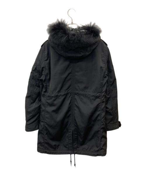 BURBERRY BLACK LABEL（バーバリーブラックレーベル）BURBERRY BLACK LABEL (バーバリーブラックレーベル) ライナー付モッズコート ブラック サイズ:Mの古着・服飾アイテム