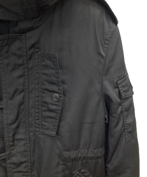 BURBERRY BLACK LABEL（バーバリーブラックレーベル）BURBERRY BLACK LABEL (バーバリーブラックレーベル) ライナー付モッズコート ブラック サイズ:Mの古着・服飾アイテム
