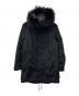 BURBERRY BLACK LABEL（バーバリーブラックレーベル）の古着「ライナー付モッズコート」｜ブラック