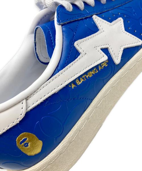 adidas（アディダス）adidas (アディダス) A BATHING APE (アベイシングエイプ) SUPERSTAR V ブルー サイズ:26 未使用品の古着・服飾アイテム