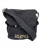 DIESELディーゼル）の古着「キャンバスショルダーバッグ」｜ブラック