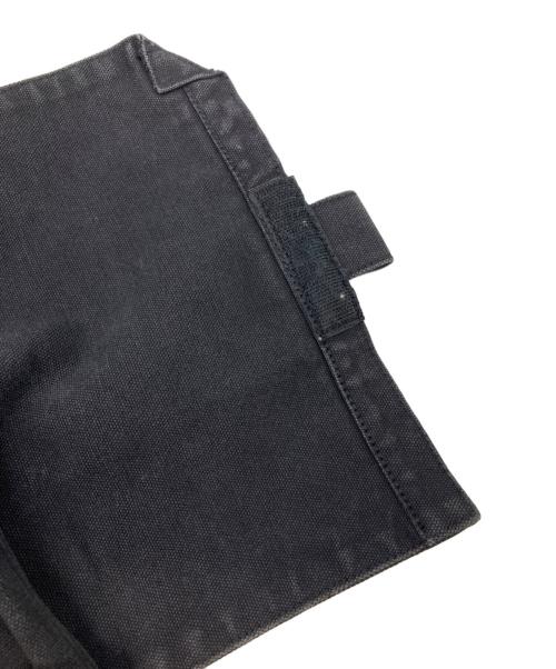 DIESEL（ディーゼル）DIESEL (ディーゼル) キャンバスショルダーバッグ ブラックの古着・服飾アイテム