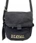 DIESEL (ディーゼル) キャンバスショルダーバッグ ブラック：6000円