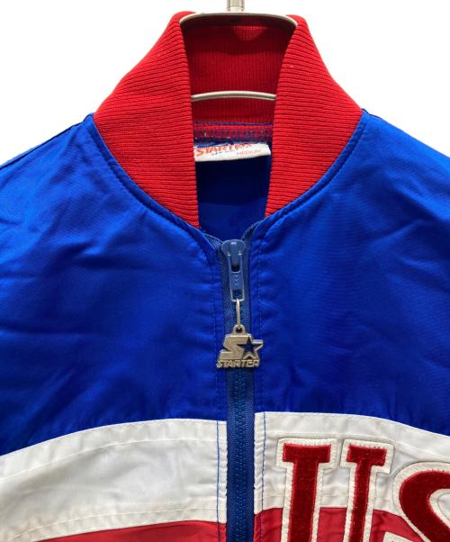 STARTER（スターター）STARTER (スターター) 80's Olympics Satin Jacket ブルー サイズ:Mの古着・服飾アイテム