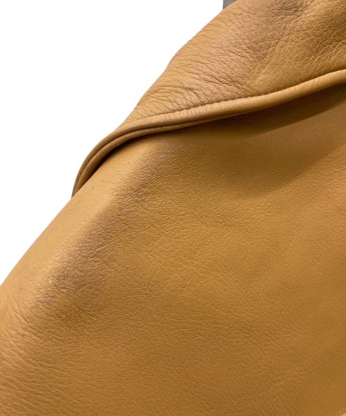 Mid Western（ミッド ウエスタン）Mid Western (ミッド ウエスタン) ディアスキンテーラードジャケット ベージュ サイズ:44の古着・服飾アイテム