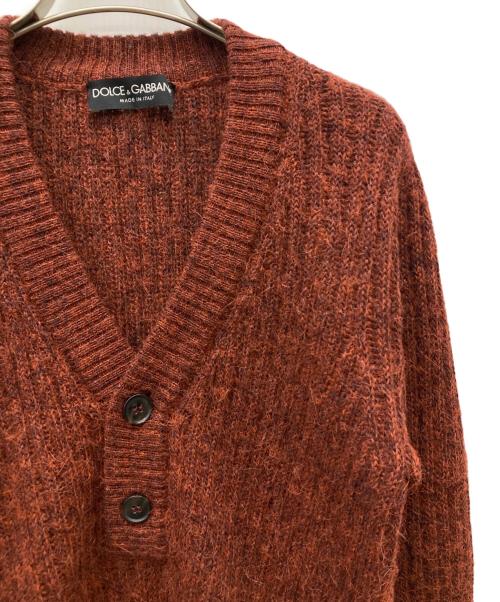DOLCE & GABBANA（ドルチェ＆ガッバーナ）DOLCE & GABBANA (ドルチェ＆ガッバーナ) アルパカ混ニット ブラウン サイズ:46の古着・服飾アイテム