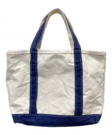 L.L.Bean（エルエルビーン）の古着「Boat and Tote Zip-Top」｜アイボリー×ネイビー