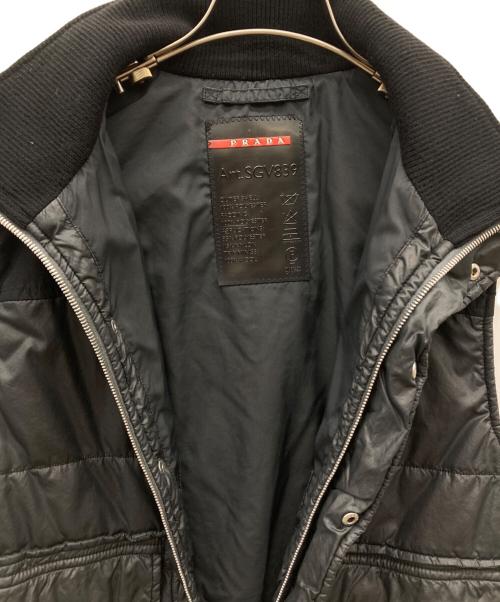 PRADA SPORTS（プラダスポーツ）PRADA SPORTS (プラダスポーツ) ダウンベスト ブラック サイズ:46の古着・服飾アイテム