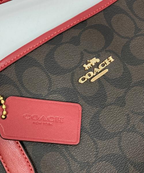 COACH（コーチ）COACH (コーチ) シグネチャー トートバッグ ブラウンの古着・服飾アイテム