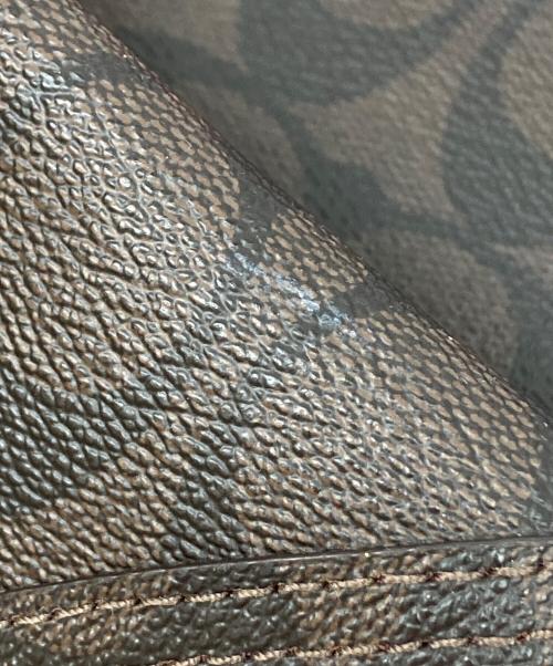 COACH（コーチ）COACH (コーチ) シグネチャー トートバッグ ブラウンの古着・服飾アイテム