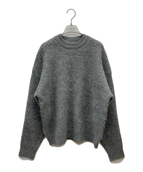 TODAYFUL（トゥデイフル）TODAYFUL (トゥデイフル) Brashed Crewneck Knit グレー サイズ:FREEの古着・服飾アイテム