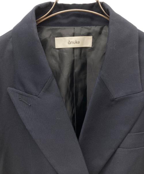anuke（アンヌーク）anuke (アンヌーク) Oversize Double Jacket ネイビー サイズ:36の古着・服飾アイテム