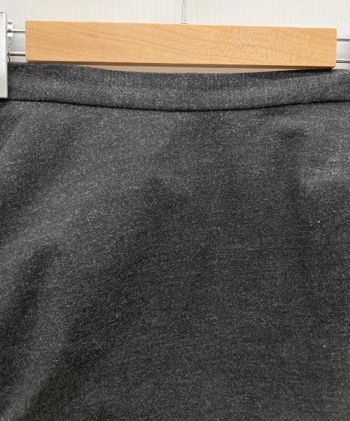 YENN（イエン）yenn (イエン) UNEVEN DRAPED SKIRT ブラック サイズ:38の古着・服飾アイテム