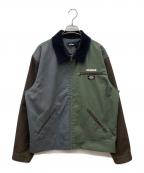 X-LARGE×Dickiesエクストララージ×ディッキーズ）の古着「WORK JACKET」｜ブラウン×オリーブ