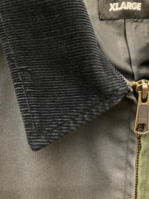 X-LARGE（エクストララージ）X-LARGE (エクストララージ) Dickies (ディッキーズ) WORK JACKET ブラウン×オリーブ サイズ:Mの古着・服飾アイテム