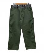 X-LARGE×Dickiesエクストララージ×ディッキーズ）の古着「WORK PANTS」｜ブラウン×オリーブ
