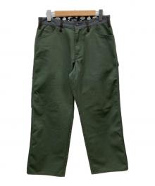X-LARGE×Dickies（エクストララージ×ディッキーズ）の古着「WORK PANTS」｜ブラウン×オリーブ
