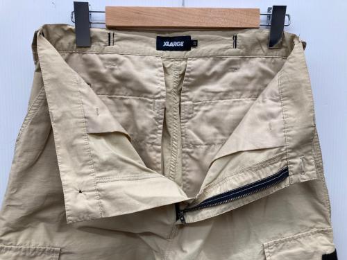 X-LARGE（エクストララージ）X-LARGE (エクストララージ) RIPSTOP カーゴパンツ ベージュ サイズ:SIZE W32の古着・服飾アイテム