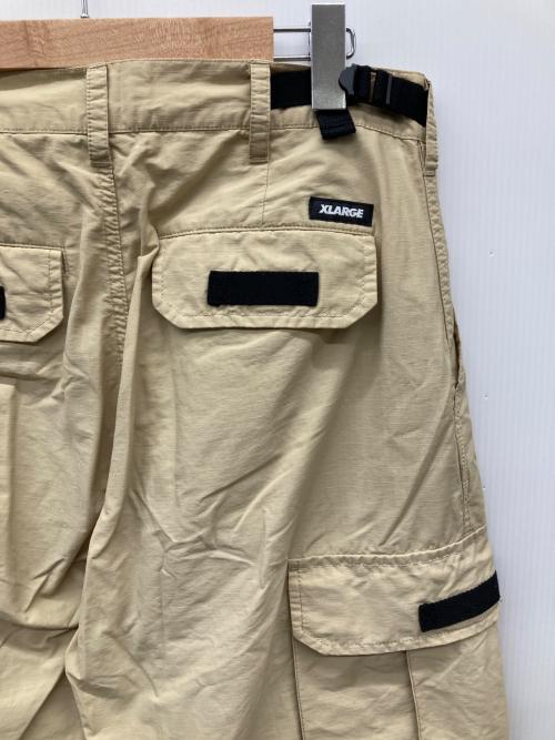 X-LARGE（エクストララージ）X-LARGE (エクストララージ) RIPSTOP カーゴパンツ ベージュ サイズ:SIZE W32の古着・服飾アイテム