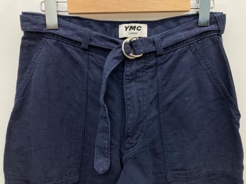 YMC（ユーマストクリエイト）YMC (ユーマストクリエイト) リネン混ギミックベイカーパンツ ネイビー サイズ:30の古着・服飾アイテム