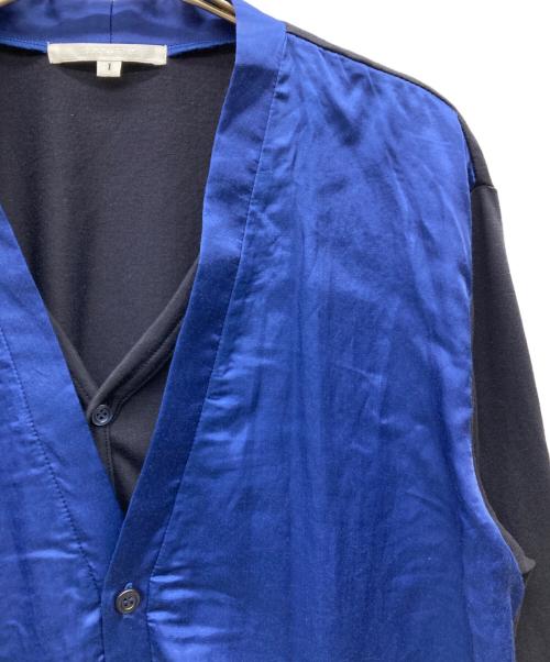 DISCOVERED（ディスカバード）DISCOVERED (ディスカバード) ドッキングレイヤードカーディガン ブルー サイズ:1の古着・服飾アイテム