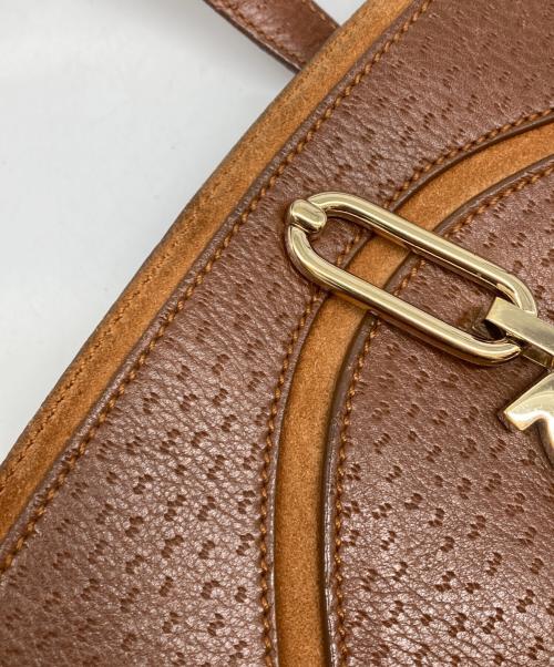 Salvatore Ferragamo（サルヴァトーレ フェラガモ）Salvatore Ferragamo (サルヴァトーレ フェラガモ) ハンドバッグ ブラウン サイズ:-の古着・服飾アイテム