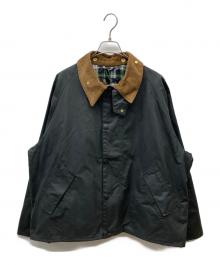 Barbour（バブアー）の古着「TRANSPORT ワックス コットンジャケット」｜オリーブ