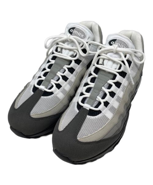 NIKE（ナイキ）NIKE (ナイキ) AIR MAX 95 BIG BUBBLE ホワイト×グレー サイズ:27.5の古着・服飾アイテム