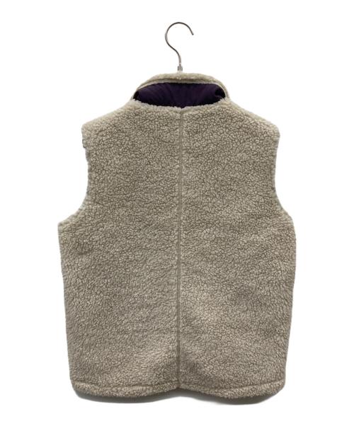 Patagonia（パタゴニア）Patagonia (パタゴニア) Retro-X Vest ホワイト×パープル サイズ:XLの古着・服飾アイテム