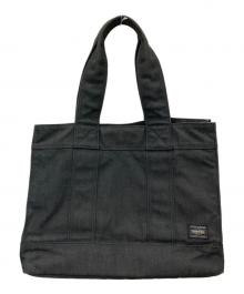 PORTER（ポーター）の古着「SMOKY TOTE BAG」｜ブラック
