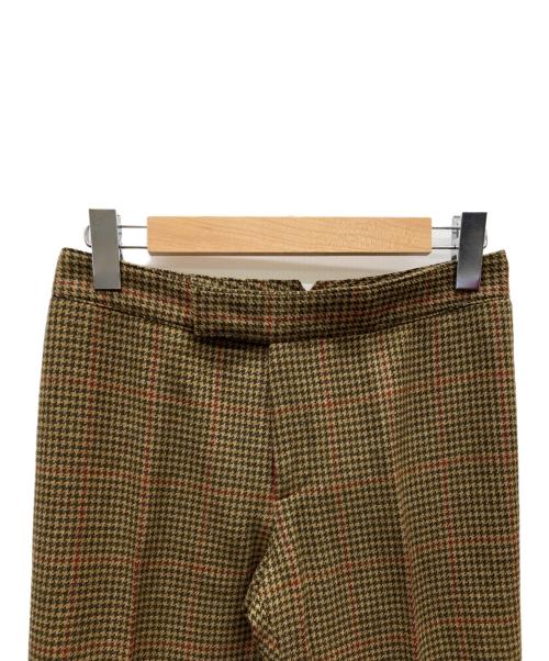 RALPH LAUREN（ラルフローレン）RALPH LAUREN (ラルフローレン) カシミヤ混ラムウールフレアスラックス ブラウン サイズ:9の古着・服飾アイテム