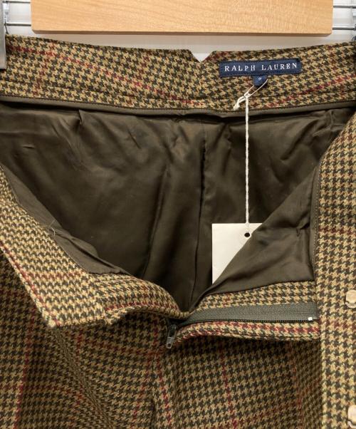 RALPH LAUREN（ラルフローレン）RALPH LAUREN (ラルフローレン) カシミヤ混ラムウールフレアスラックス ブラウン サイズ:9の古着・服飾アイテム