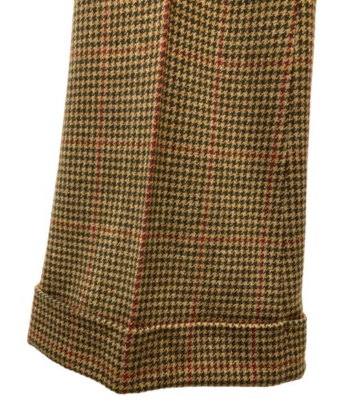 RALPH LAUREN（ラルフローレン）RALPH LAUREN (ラルフローレン) カシミヤ混ラムウールフレアスラックス ブラウン サイズ:9の古着・服飾アイテム