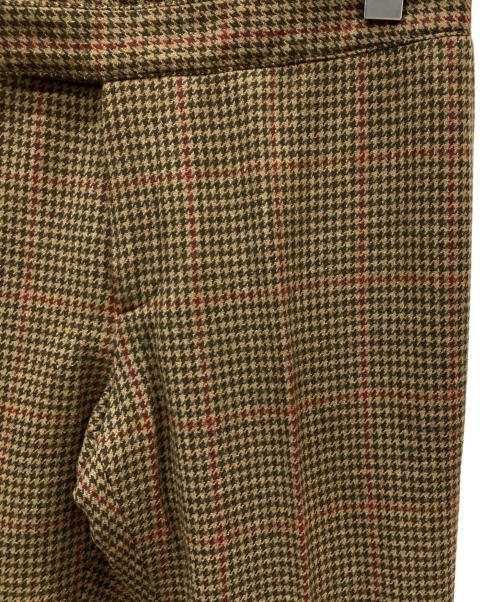 RALPH LAUREN（ラルフローレン）RALPH LAUREN (ラルフローレン) カシミヤ混ラムウールフレアスラックス ブラウン サイズ:9の古着・服飾アイテム