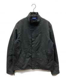 POLO GOLF（ポロ ゴルフ）の古着「レザー切替スイングトップ」｜ブラック