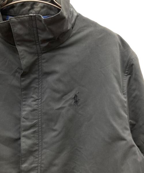 POLO GOLF（ポロ ゴルフ）POLO GOLF (ポロ ゴルフ) レザー切替スイングトップ ブラック サイズ:Mの古着・服飾アイテム