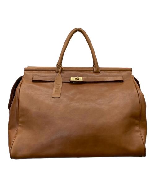 Luna Borsa（ルナボルサ）Luna Borsa (ルナボルサ) レザーボストンバッグ ブラウンの古着・服飾アイテム