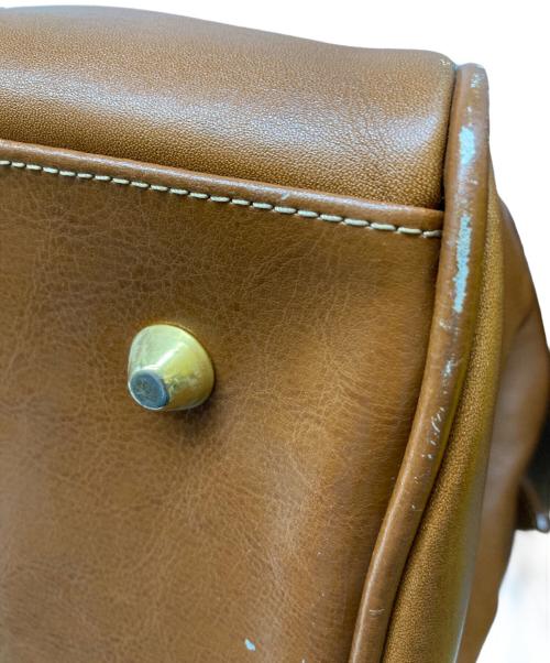 Luna Borsa（ルナボルサ）Luna Borsa (ルナボルサ) レザーボストンバッグ ブラウンの古着・服飾アイテム